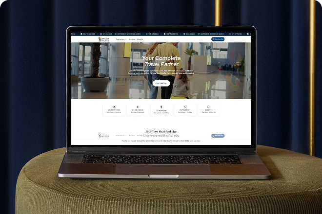 Abu Sagan International Website Design and Development Project